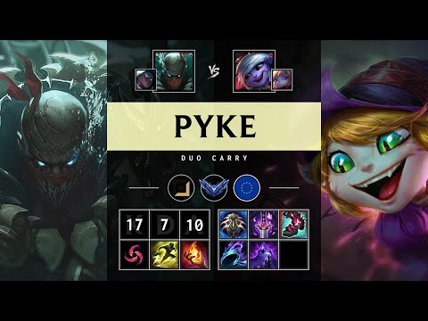 Pyke ADC vs Tristana - EUW Diamond Patch 25.10
