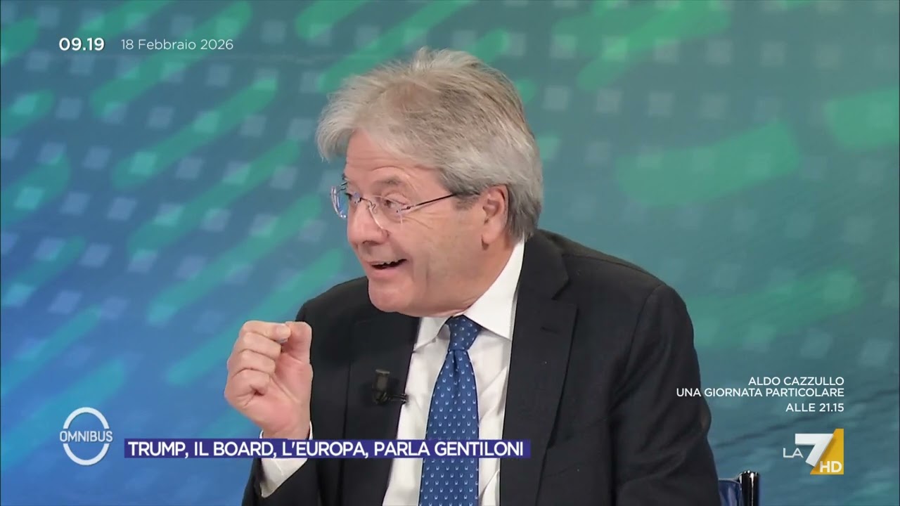 Board of Peace, Gentiloni: "Organismo imbarazzante. Spero che ci sia Italia anche a Ginevra"