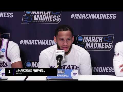 Kansas State Basketball | Johnson, Nowell & Tomlin speak after Wildcats' 77-65 win vs. Montana State