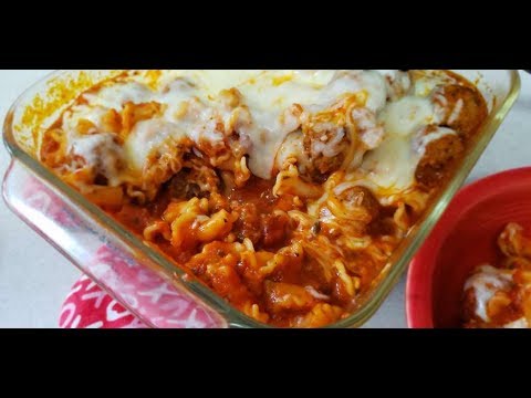 Dump and Go Meatball Lasagna