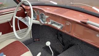  1959 Volkswagen Karmann Ghia Interior