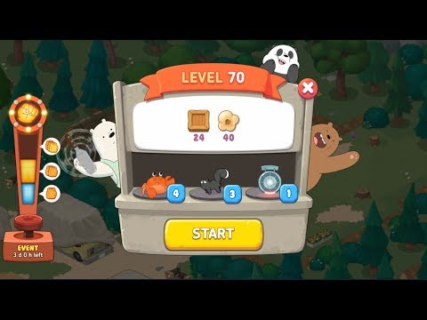 We Bare Bears Match3 Repairs Level 70 HD 1080p