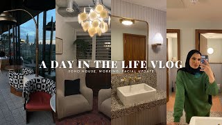 A DAY IN THE LIFE: COME WITH ME TO SOHO HOUSE TO WORK| NadinWard