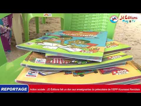 Action sociale :JD Éditions fait un don aux enseignantes du préscolaire de l’IEPP Koumassi Remblais
