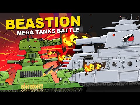 "Battle of Mega Tanks"  Cartoons about tanks