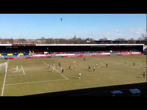 Cambuur-Go-AHEAD paasmaandag 01-04-2013. Schot op goal! (Tussenstand 2-0)