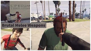 GTA V Melee Weapon Fun | All Melee Weapons