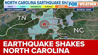 Magnitude 3.2 Earthquake Shakes North Carolina On Sunday