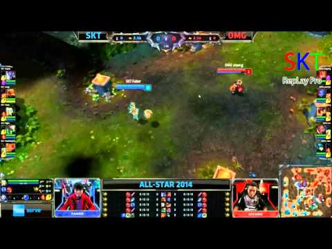 Highlight Funny Moment #5 Funny moment between Faker and Xiyang AllStars 2014