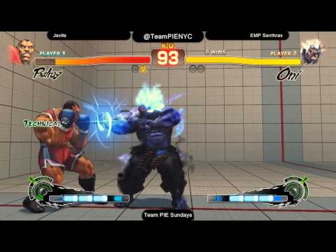 SSF4AE @ Team PIE Sundays (2/2014) - EMP Santhrax (Oni) vs Javits (Balrog)