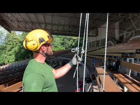 RIGGING A PULL THROUGH FOR ACCESS FROM THE GROUD