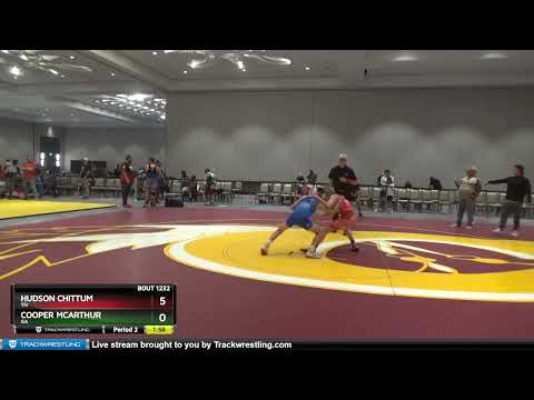 83 Lbs 1st Place Match - Hudson Chittum, TN Vs Cooper Mcarthur, GA Bebb