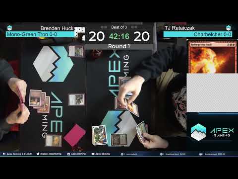 Mono-Green Tron vs Charbelcher | Modern FNM | Round 1 | Paper MTG