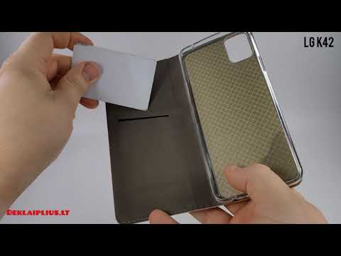 Telone atverčiamas Lg K42 dėklas-чехол-case