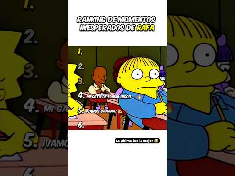 Ranking de momentos aleatorios de Rafa 😭
