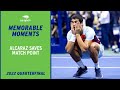 Carlos Alcaraz's Comeback After Saving Match Point | 2022 US Open