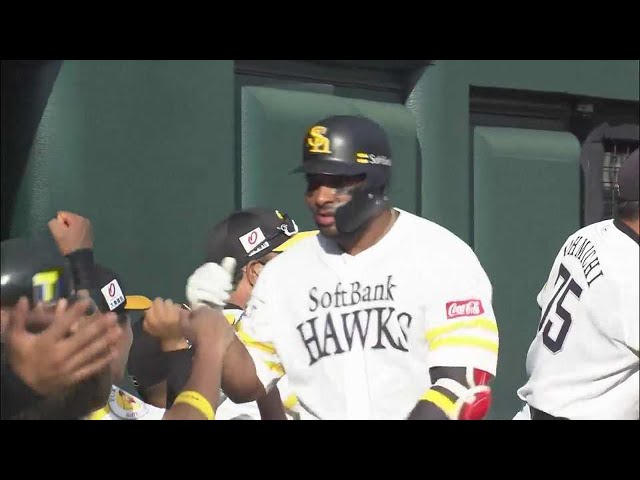 【ファーム】ホークス・バレンティン レフトへの3ランホームランで先制!! 2021/8/7 H-D(ファーム)