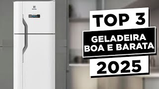 ????TOP 3 Melhores GELADEIRA BOA E BARATA Para Comprar em 2025