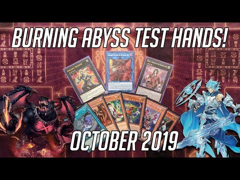 Yu-Gi-Oh! Burning Abyss (Earth Variant) Test Hands! (November 2019)