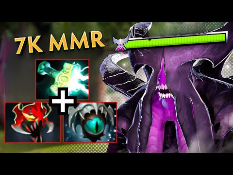 How to play Faceless void Mid in 7K MMR? Mask of Madness + Eyes of Skadi + Mjollnir Builds Dota 2
