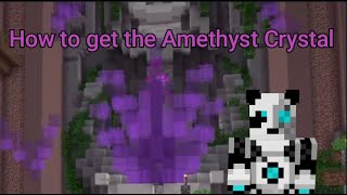 How to Find the Amethyst Crystal (hypixel skyblock)