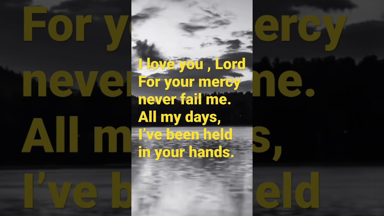 I love you Lord! For your mercy never fail me.#god #mercy#jesus #lord #deefaithstream #pray