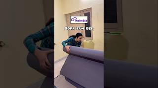 Unboxing: Sofa cum Bed 🛋️🛌 #unboxing #sofacumbed #sofa #bed #homedecor #shorts