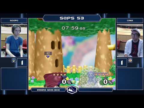 S@PS 53 Melee Singles - Soupo (Marth) vs CAKE (Climbers) - Winners Semis