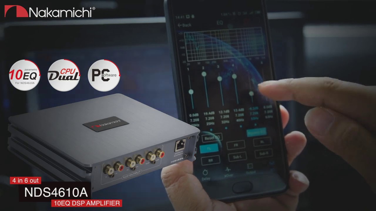 Аудиопроцессор с усилителем Nakamichi NDS4631A