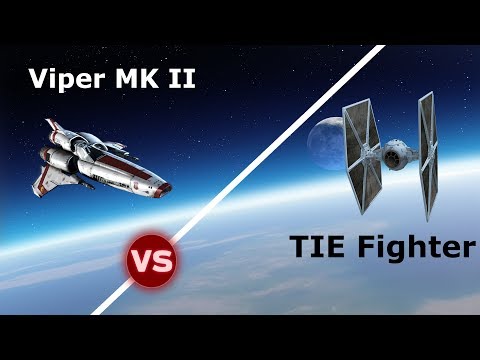 Viper Mark II vs Tie Fighter | Battlestar Galactica and Star Wars