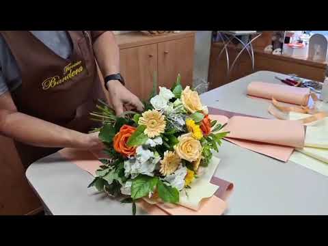 Tutorial wrapping ideas - come incartare un bouquet di fiori - tacniche di incartamento.