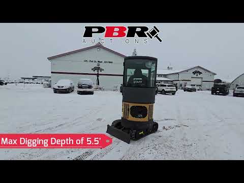 Lot# 1124A – 2024 AGT H13R Mini Excavator - Unreserved Live And Online Farm & Industrial Auction