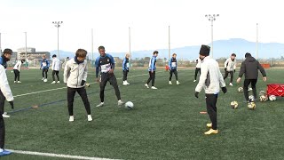 1月7日【びわ湖放送ニュース】いざJリーグへ　レイラック滋賀が今季初練習