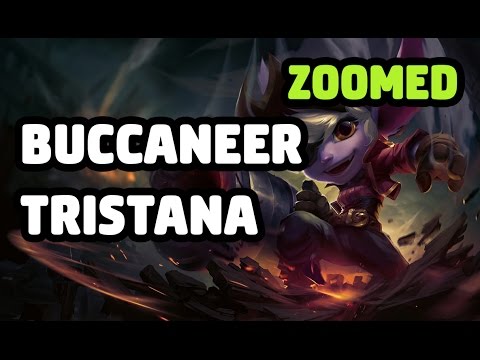BUCCANEER TRISTANA SKIN ZOOMED SPOTLIGHT - LEAGUE OF LEGENDS