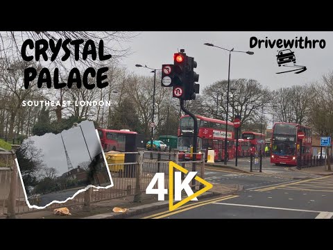 London Drive: Sydenham Hill to Upper Norwood via Crystal Palace #drivewithro #walkwithro