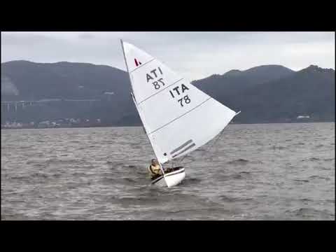 Emanuele Tua in Dinghy 12'- Lago Puccini 16-12-2019