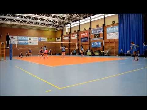 Partido Juvenil Femenino. CvLeganes com B - Las Rozas Voley B. 14.12.2014