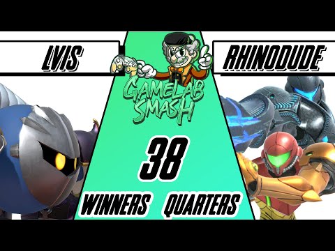 GameLab-Smash #38 Lvis (Metaknight) Vs Rhinodude (Samus / Dark Samus)
