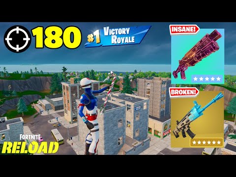 180 Elimination Squad "Ranked RELOAD” Gameplay Wins (Fortnite Chapter 7 PS5 Controller)