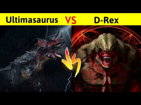 Ultimasaurus Vs Diabolus Rex | आखिर इस Hybrid dinosaur के युद्ध मे किसकी होगी जीत
