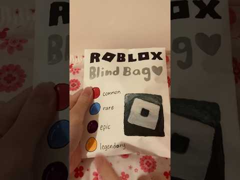 roblox blind bag! #blindbag #craft #diy #roblox #papersquishy #diycrafts #papercraft #youtubeshorts