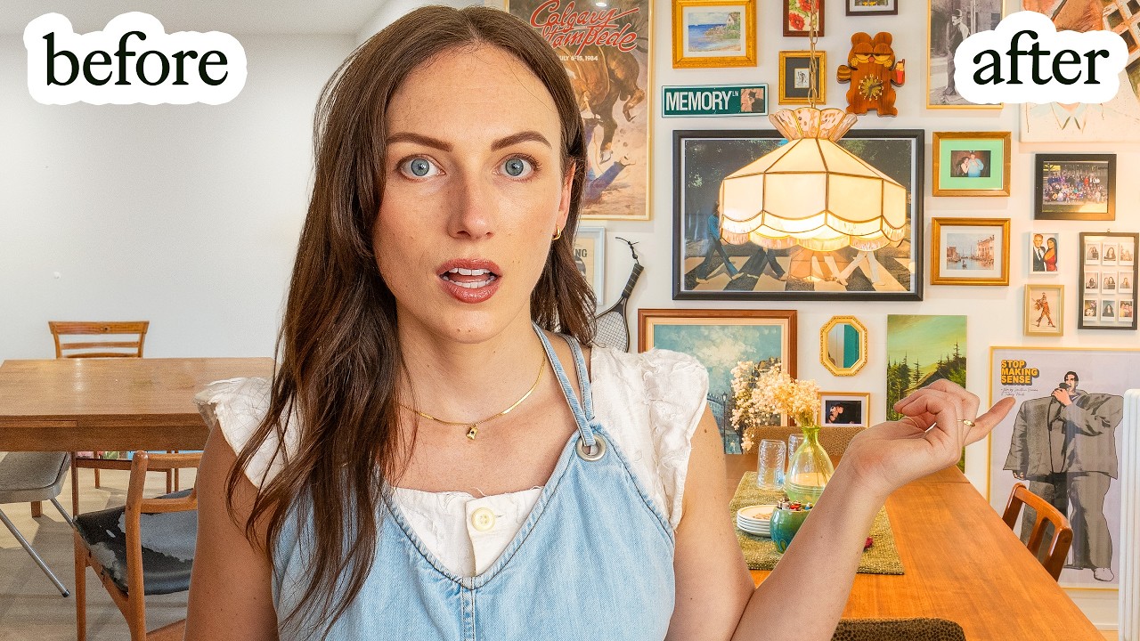 I had to be a couples therapist for this apartment makeover | EPIC gallery wall