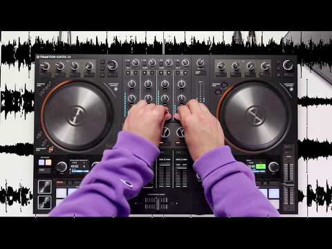 Drum & Bass DJ mix across 4 decks on the Traktor S4 MK3