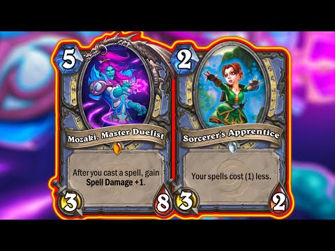 30+ SPELL DAMAGE OTK Girls Mage! Mozaki Is The Queen! Barrens Mini-Set Wild | Hearthstone