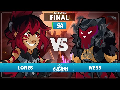 Wess vs Lores - Elimination Final - Autumn Championship 2023 - SA 1v1