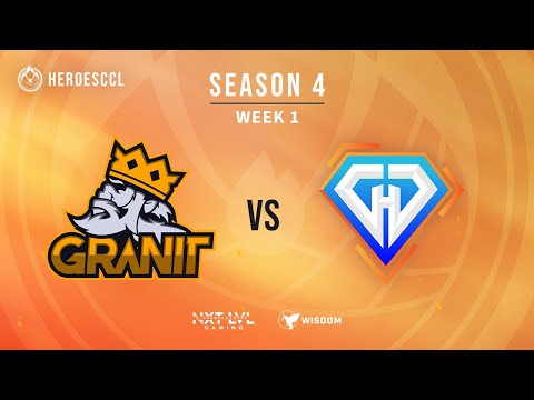 HeroesCCL Season 4 | Granit Gaming vs Diamond Hands | Week 1 Day 1 Match 2 | HoTS Esports