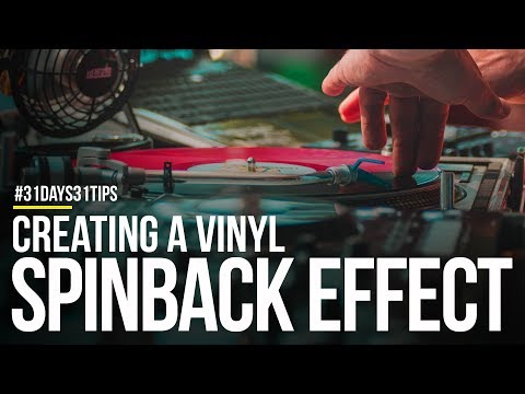 Making a VINYL SPINBACK in Ableton