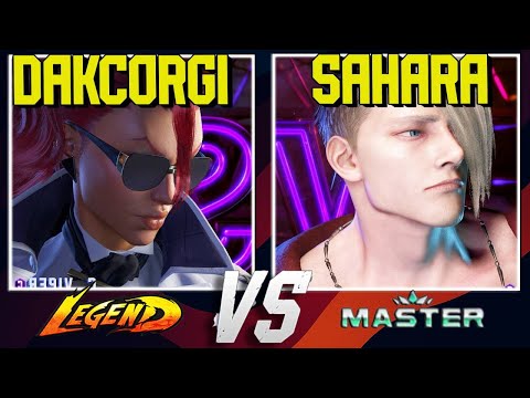 SF6 DAKCORGI (Crimson Viper) vs SAHARA (ED) Street Fighter 6 High Level