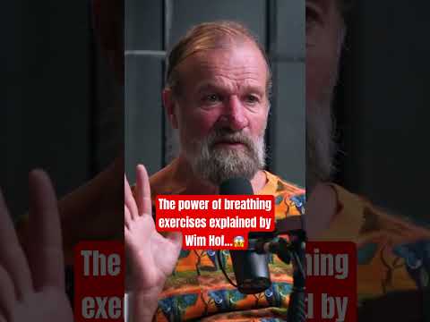 The power of breathing exercises explained by Wim Hof...😱