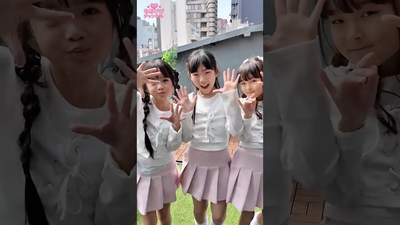 元キッズダンサーは誰だと思う⁉️3人でXOXZ踊ってみた🩷#もあぴぴチャンネル #shorts #踊ってみた #コラボ